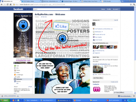 Facebook Welcome Tab on Page
